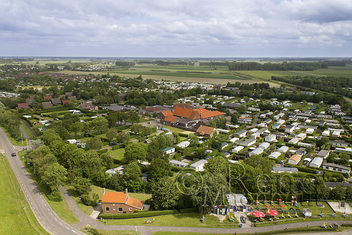 Luchtfoto Camping Pannenschuur Nieuwvliet