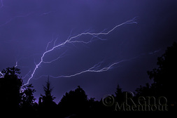 Onweer, bliksem, nacht, foto, Photo, Inhorus, Zeeland, weer