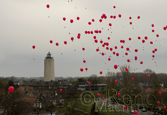 Luchtfoto Oostburg Ballonnen